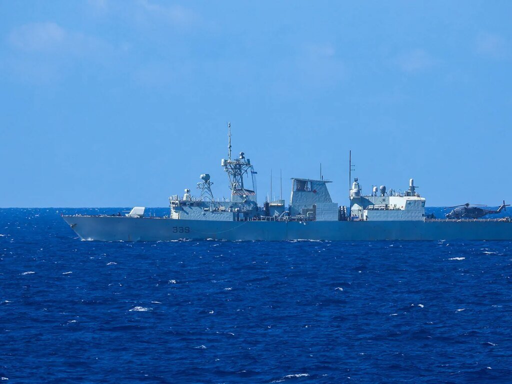 China 'firmly' opposed to Canadian warship's Taiwan Strait crossing