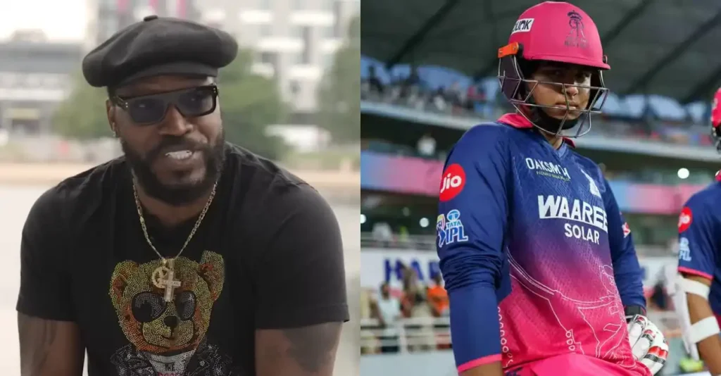 Chris Gayle reacts after Vaibhav Suryavanshi breaks his long-standing record with heroics in IPL 2026 Eliminator