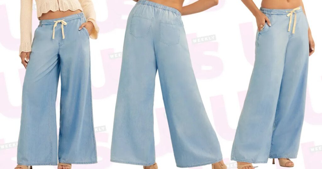 Comfortable, Flattering Pull-On Wide-Leg Pants at Walmart