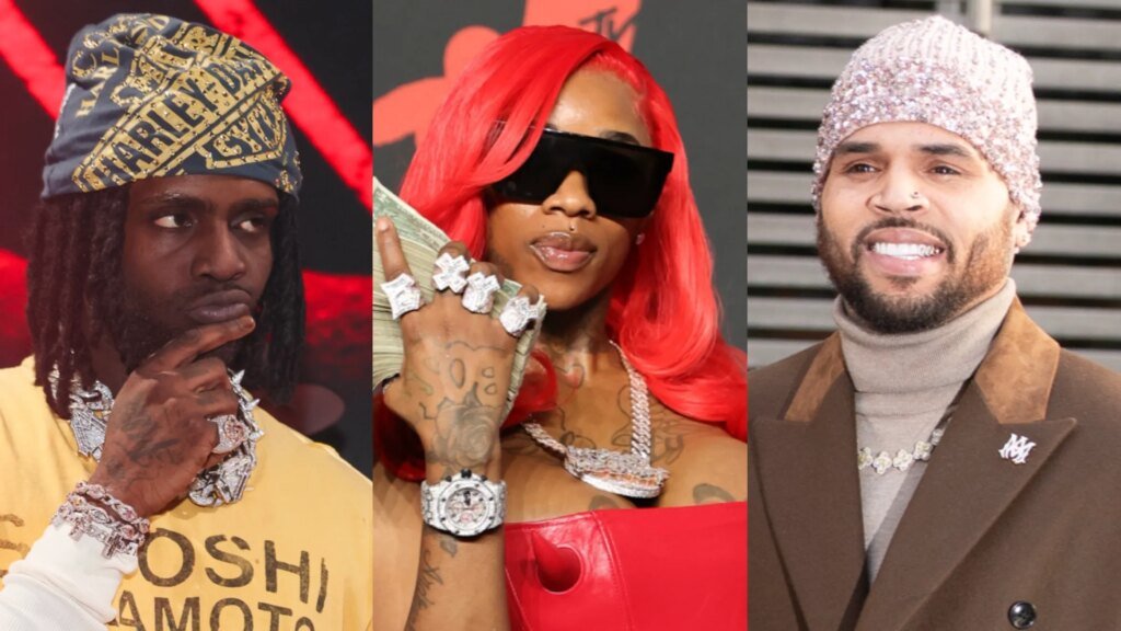 Cozy Photos W/ Chris Brown, Chief Keef Reacts