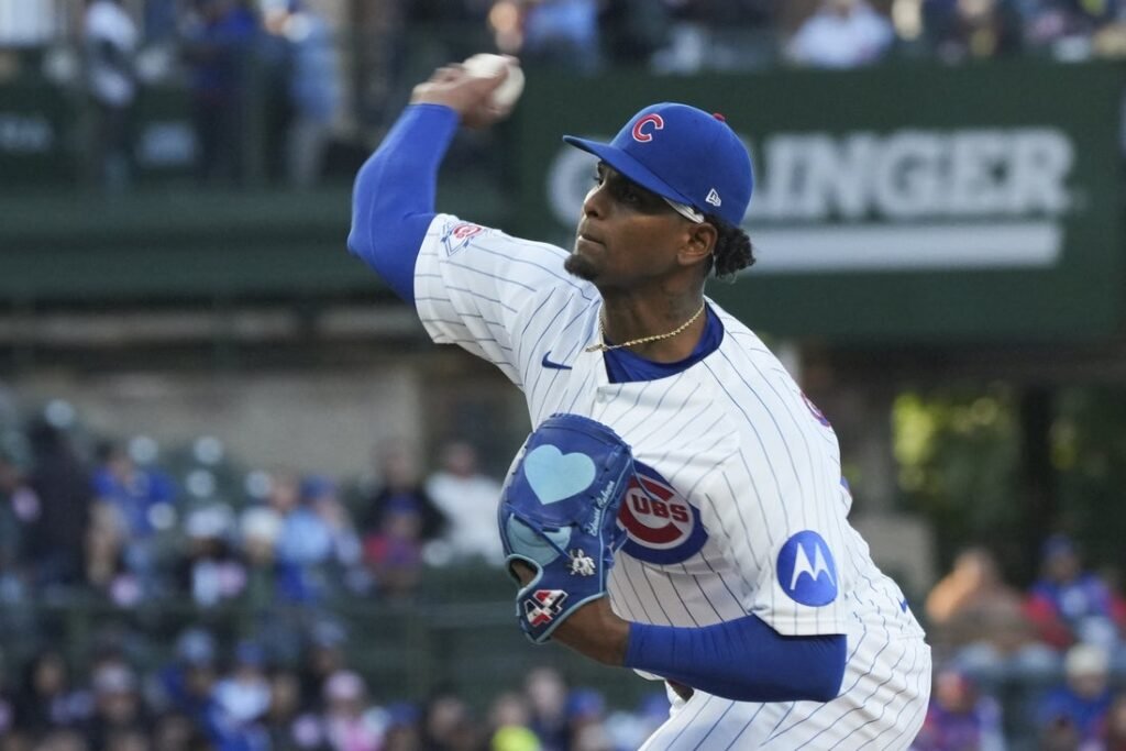 Cubs place RHP Edward Cabrera on 15-day IL with finger blister Cubs place RHP Edward Cabrera on 15-day IL with finger blister