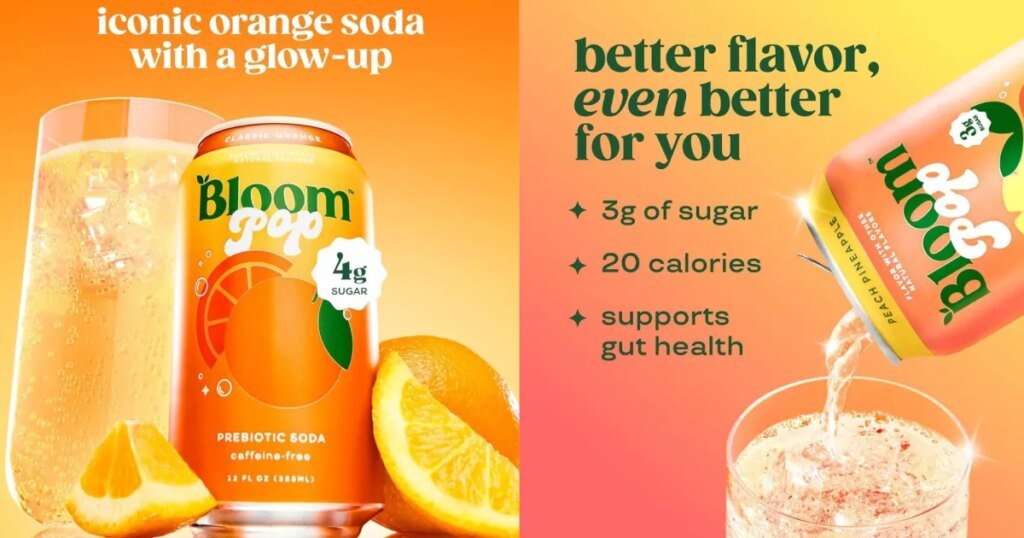 Cure Your Gut With Bloom Probiotic Soda on Amazon