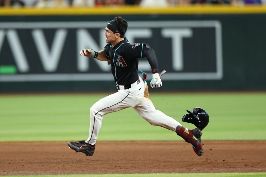 D-backs' Corbin Carroll out to triple his pleasure vs. Giants