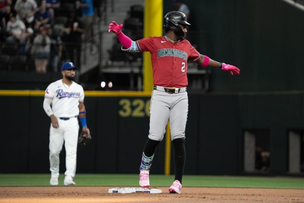 D-backs, shuffling table-setters, pursue series win over Rangers D-backs, shuffling table-setters, pursue series win over Rangers