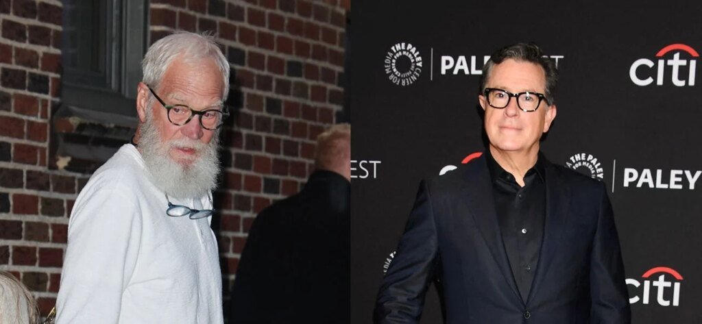 David Letterman And Colbert Leave A Dent In CBS