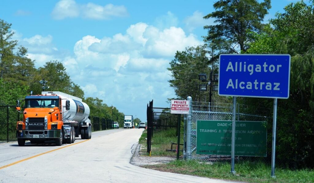 DeSantis says ‘Alligator Alcatraz’ immigration detention center always was meant to be temporary