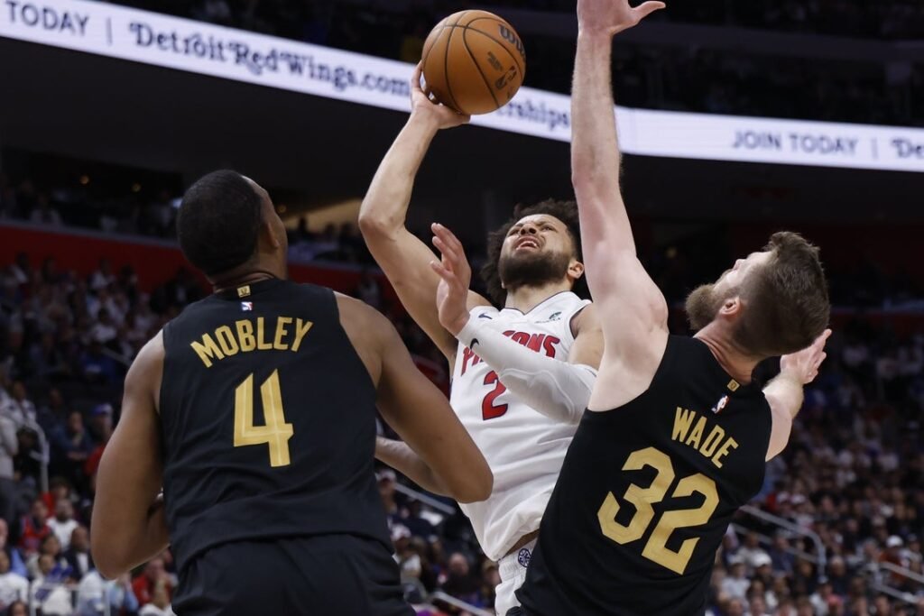 Defensive pressure key in Pistons’ Game 1 win over Cavs Defensive pressure key in Pistons' Game 1 win over Cavs