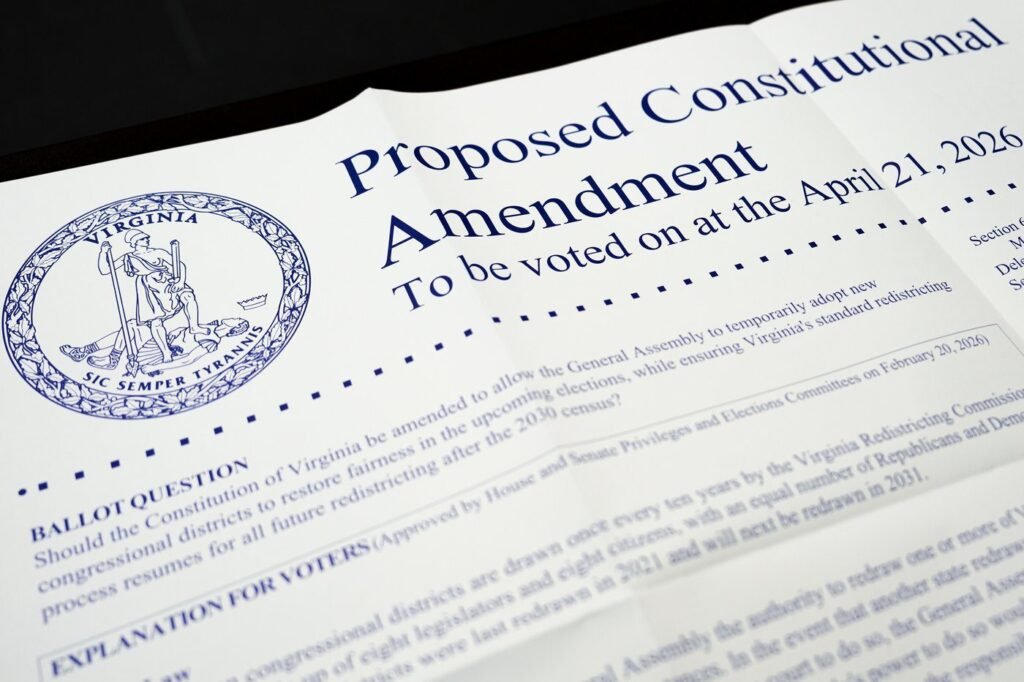 Democrats ask the Supreme Court to halt a Virginia ruling blocking new congressional districts Democrats ask the Supreme Court to halt a Virginia ruling blocking new congressional districts