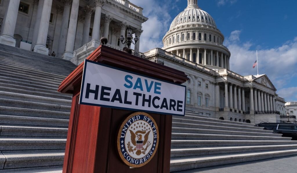 Democrats demand Republicans prioritize federal healthcare over Iran war