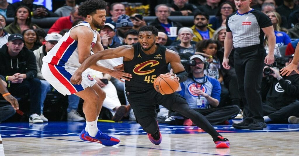 Detroit coach lashes out at officiating after Mitchell wins Game Four for Cavaliers: 'It's unacceptable'