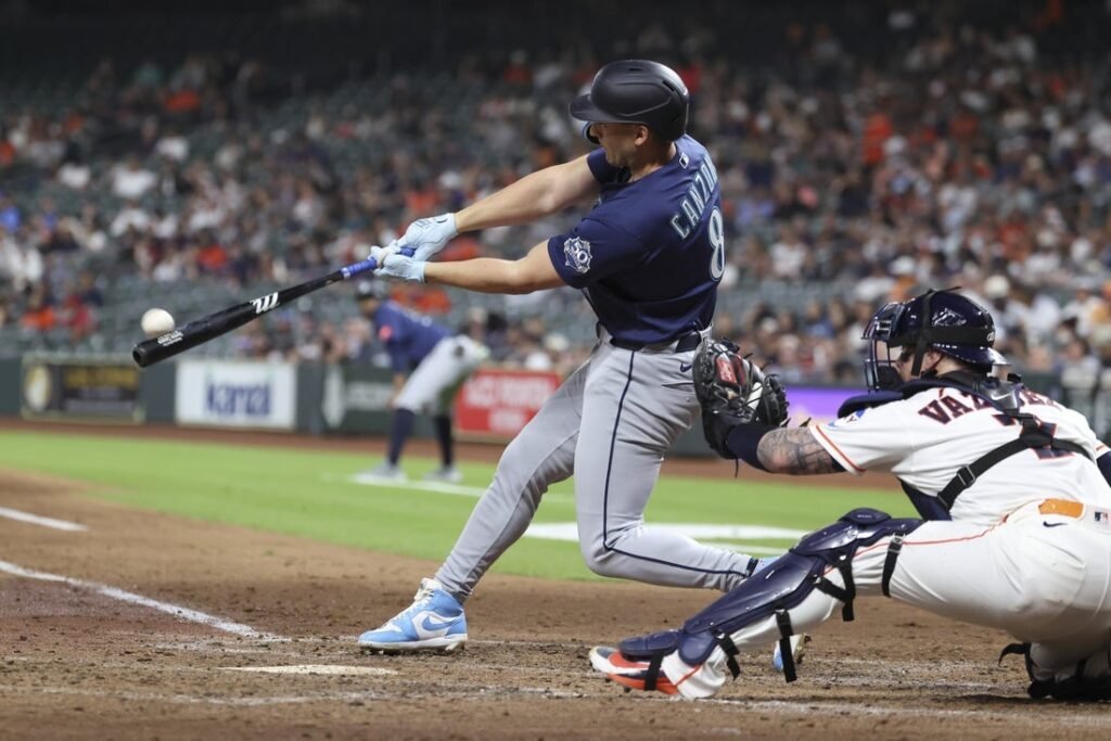 Dominic Canzone’s slam backs Bryan Woo as M’s rout Astros Dominic Canzone's slam backs Bryan Woo as M's rout Astros