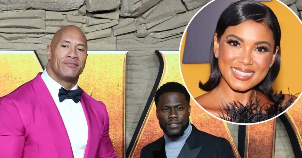 Dwayne Johnson Makes Jokes About Kevin Hart's Wife at Roast