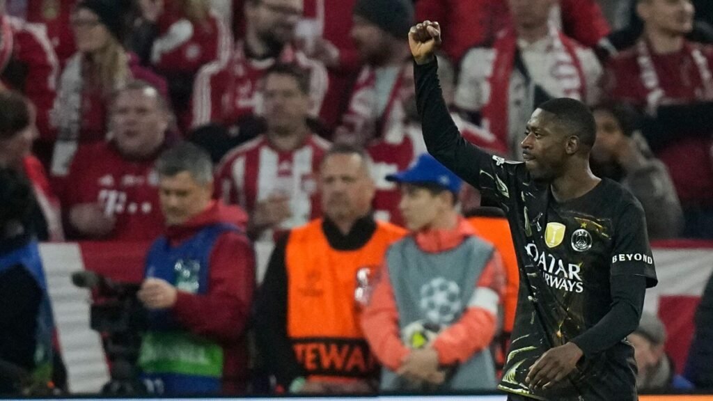 Early Dembele strike sends holders to another Champions League final despite late Kane strike