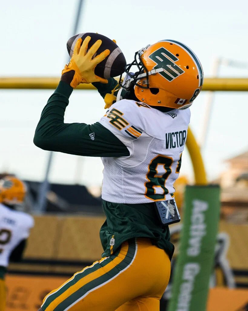 Edmonton Elks release incumbent starter Binjimen Victor, 19 others Edmonton Elks release incumbent starter Binjimen Victor, 19 others