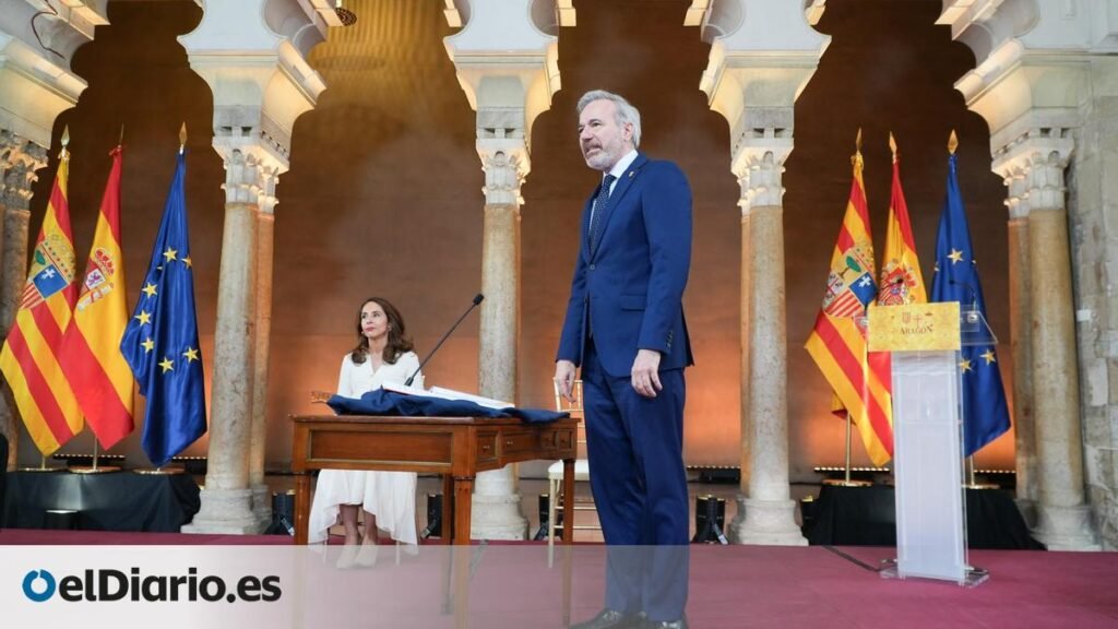 El nuevo Gobierno de Aragón de Azcón mantiene su núcleo duro y da tres consejerías a Vox