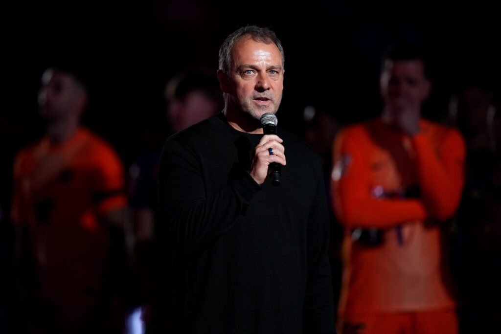 Emotional Hansi Flick reacts to La Liga title success