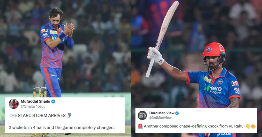 Fans erupt as Mitchell Starc and KL Rahul power DC to an emphatic victory over RR in IPL 2026