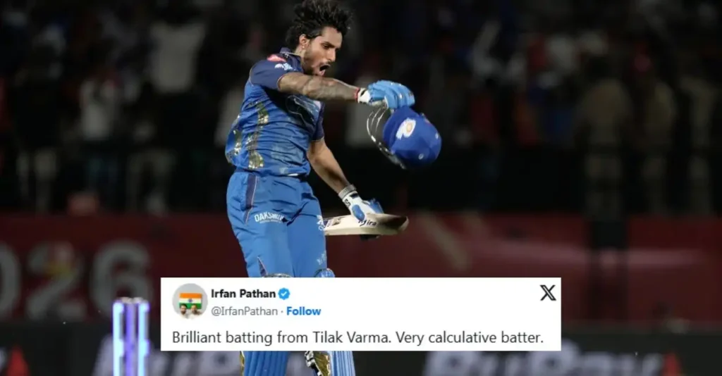 Fans erupt as Tilak Varma helps MI pull off a stunning chase against PBKS in IPL 2026