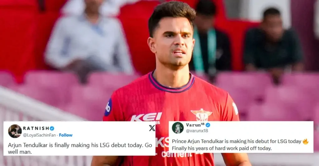 Fans react as Arjun Tendulkar makes his much-awaited debut for LSG in IPL 2026 clash against PBKS