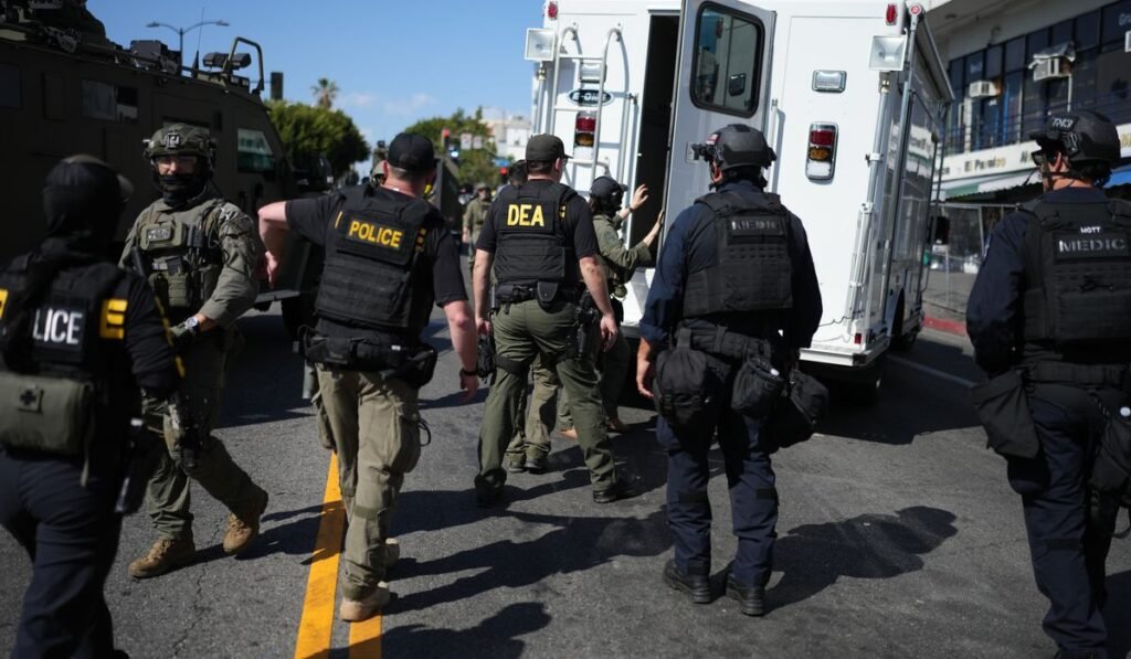 Federal authorities arrest 18 for alleged drug distribution around Los Angeles park