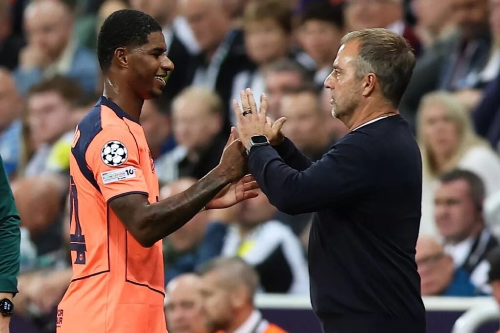 Flick-Rashford talks may explain confidence over Barca future Flick-Rashford talks may explain confidence over Barca future
