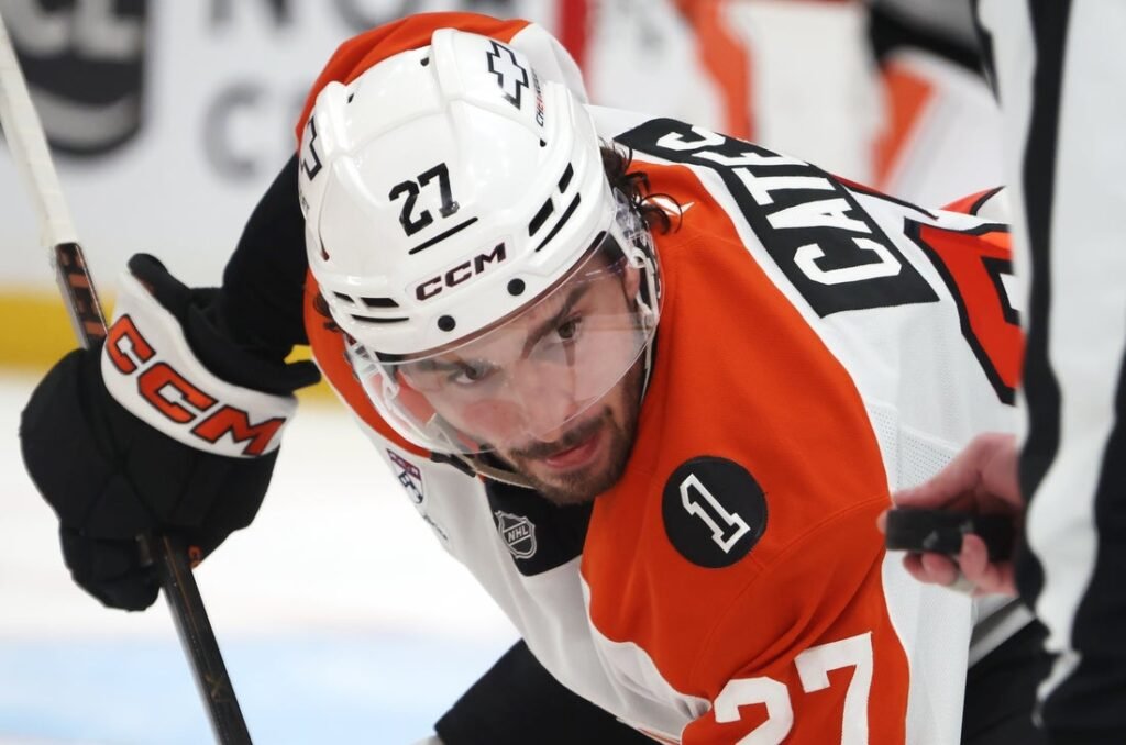 Flyers' Noah Cates (lower body) out for rest of series vs. Canes
