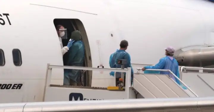 Four Canadians head to B.C. to isolate from hantavirus cruise Four Canadians head to B.C. to isolate from hantavirus cruise