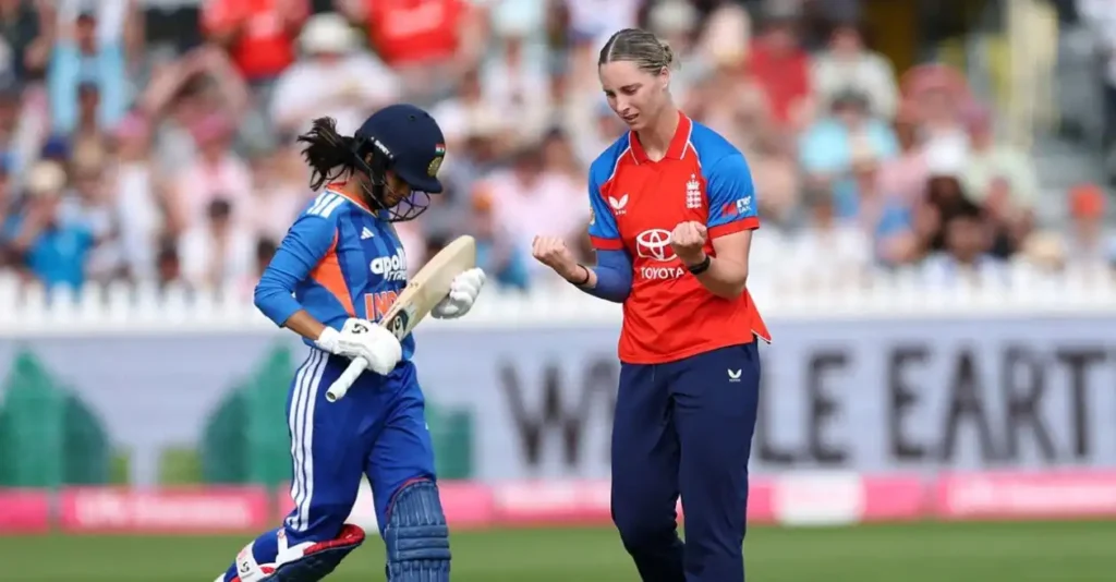 Freya Kemp’s all-round show powers England to series-leveling win over India in 2nd Women’s T20I Freya Kemp’s all-round show powers England to series-leveling win over India in 2nd Women’s T20I