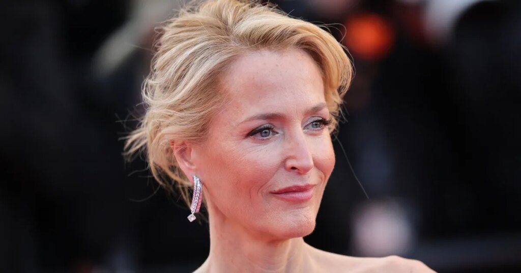 Gillian Anderson Uses This 'Age Perfect' Serum for Smooth Skin