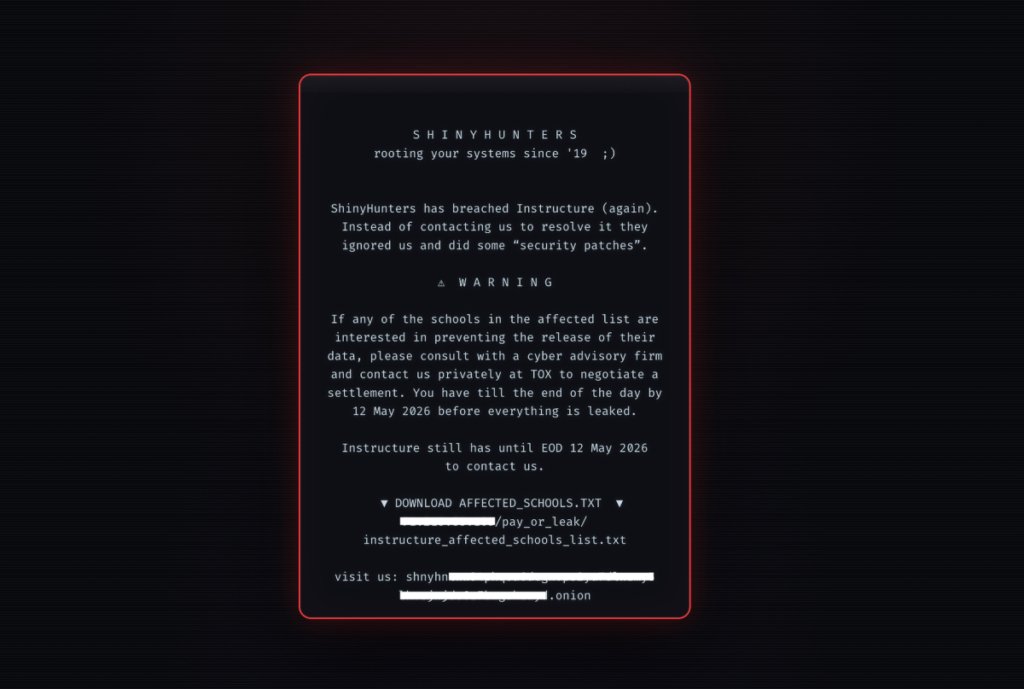 Hackers deface school login pages after claiming another Instructure hack