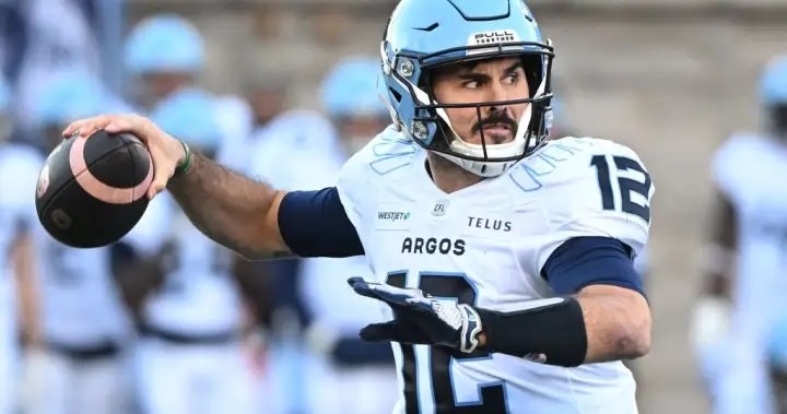 Hicks scores two TDs as Argos bounce Tiger-Cats Hicks scores two TDs as Argos bounce Tiger-Cats