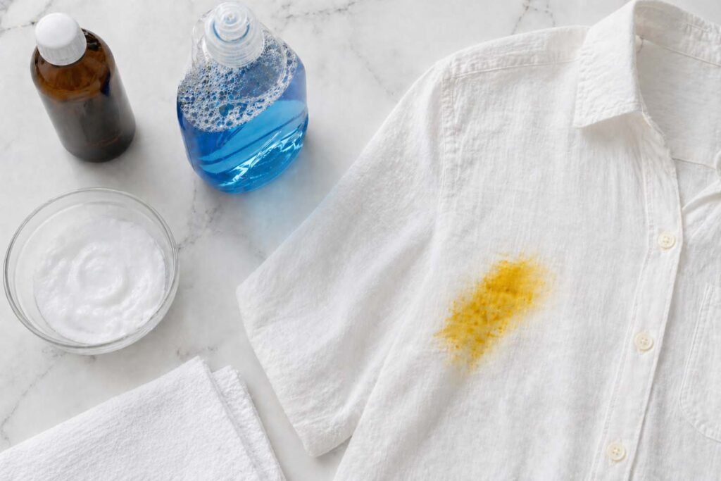 How to Get Curry and Turmeric Out of Clothes. 4 Ways Tested.