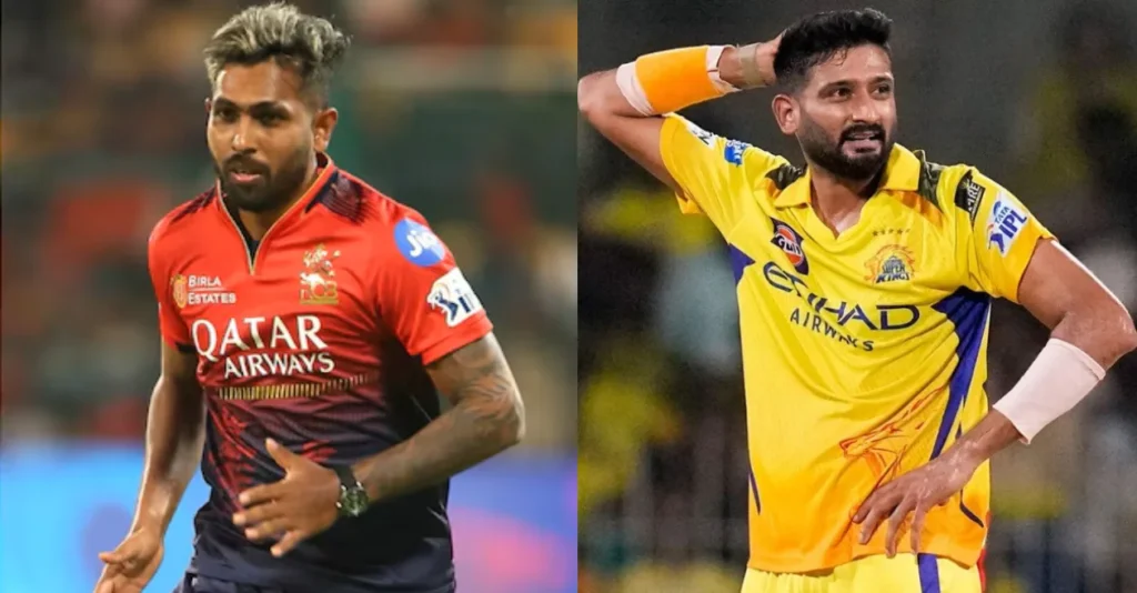 IPL 2026: Royal Challengers Bengaluru and Chennai Super Kings announce replacements for injured Nuwan Thushara and Khaleel Ahmed IPL 2026: Royal Challengers Bengaluru and Chennai Super Kings announce replacements for injured Nuwan Thushara and Khaleel Ahmed