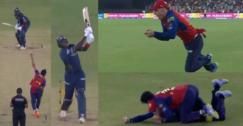 IPL 2026 [WATCH]: Cooper Connolly pulls off a gravity-defying diving catch to send Jason Holder packing in GT vs PBKS encounter