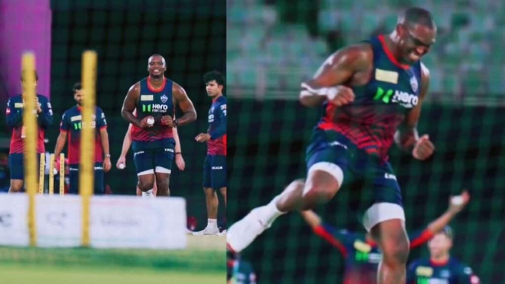 IPL 2026 [WATCH]: Lungi Ngidi resumes training with DC after recovering from a serious head injury ahead of RR clash