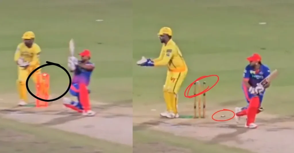 IPL 2026 [WATCH]: Nitish Rana falls to a ‘wind-assisted’ bizarre dismissal in DC vs CSK encounter