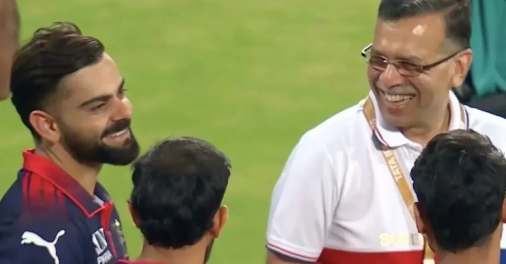 IPL 2026 [WATCH]: Sanjiv Goenka’s humble gesture while meeting Virat Kohli with grandson melts hearts