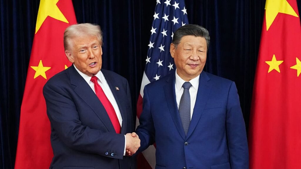 Iran, tariffs weigh heavily on Trump's China trip : NPR