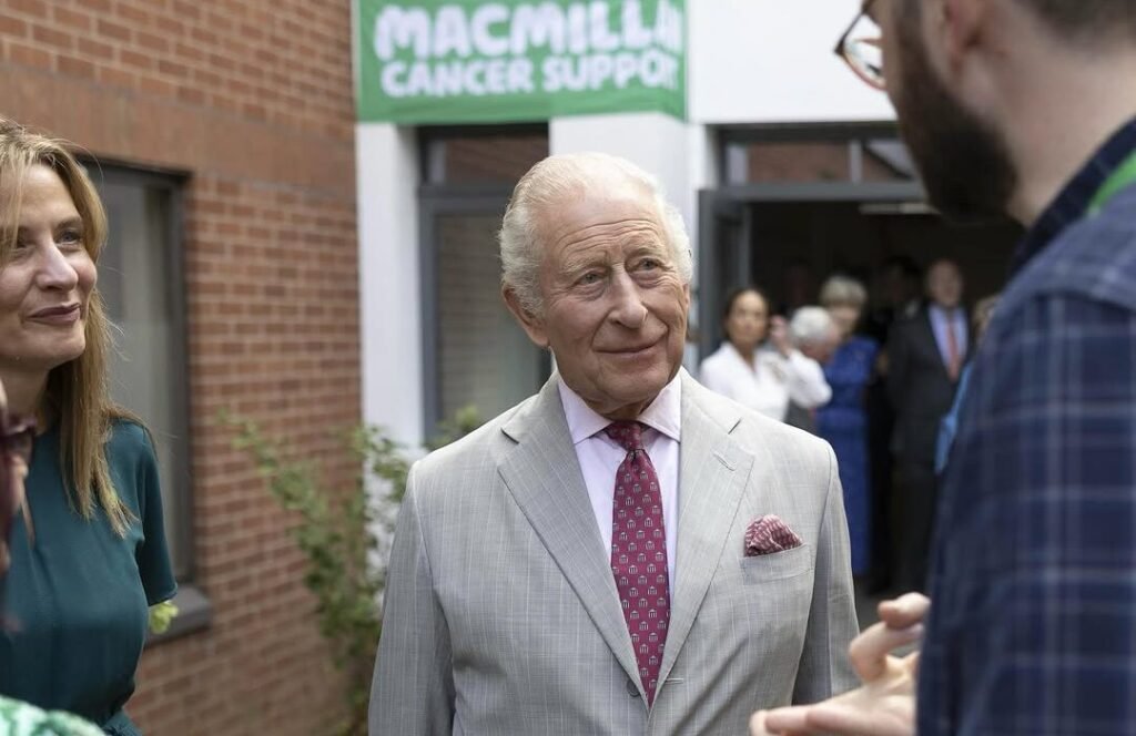 King Charles III Plants a Rose at York Hospital’s New Cancer Centre
