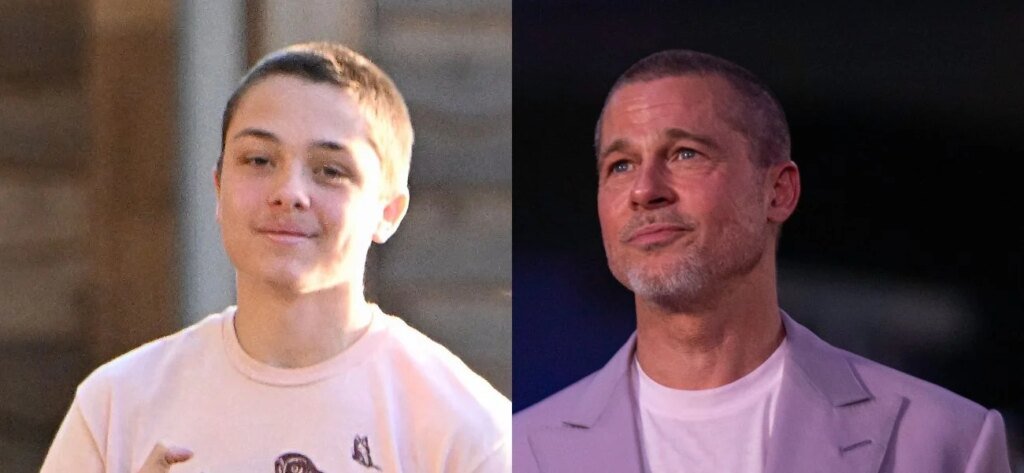 Knox Jolie-Pitt Changes Hair Color After Viral Brad Pitt Comparison Knox Jolie-Pitt Changes Hair Color After Viral Brad Pitt Comparison
