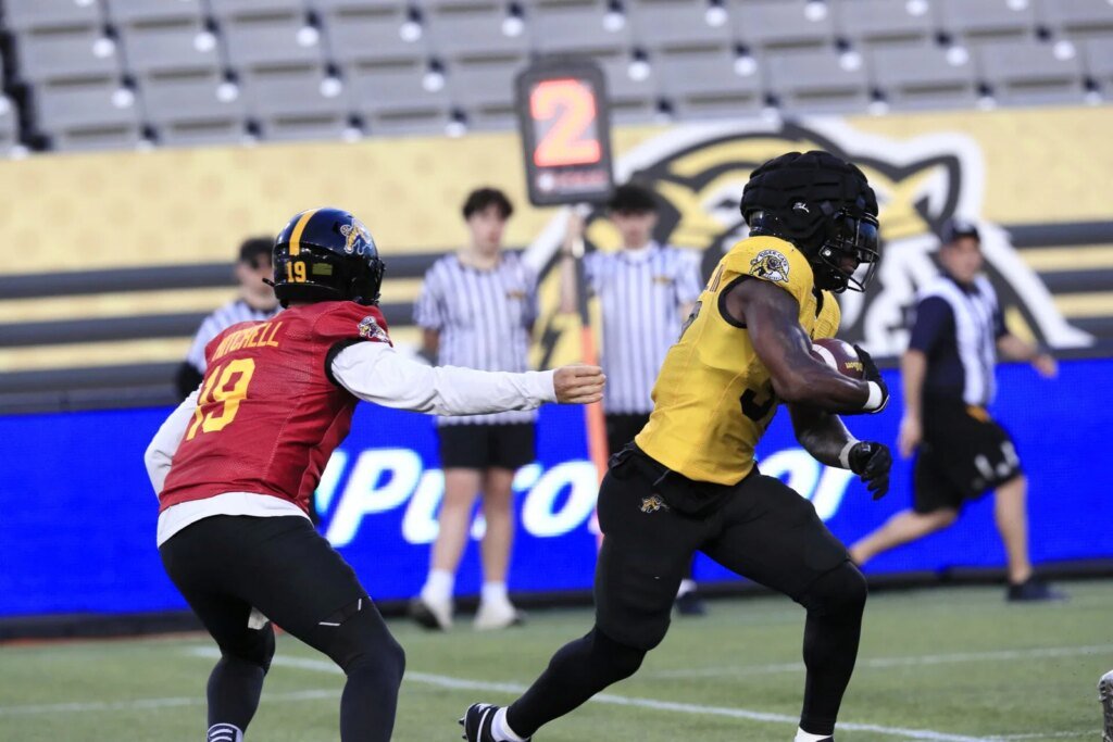 Larry Rountree III gets first look in Hamilton Tiger-Cats’ preseason running back battle Larry Rountree III gets first look in Hamilton Tiger-Cats' preseason running back battle