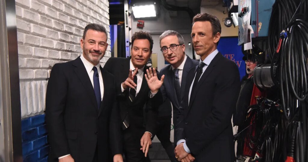Late Night Hosts Roast Jimmy Kimmel Over Trump Drama Late Night Hosts Roast Jimmy Kimmel Over Trump Drama