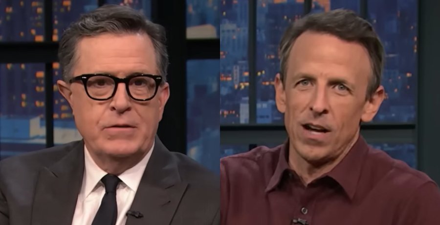 ‘Late Show’ Seth Meyers Spills Stephen Colbert’s Surprise 'Late Show' Seth Meyers Spills Stephen Colbert's Surprise