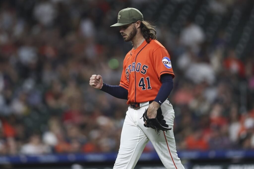 MLB roundup: Astros blank Rangers as Spencer Arrighetti flirts with no-hitter