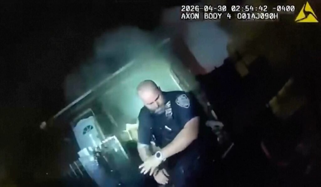 Massive explosion at NYC home sends police officers flying