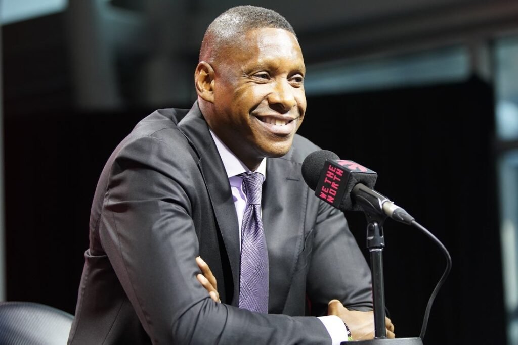 Mavericks introduce Masai Ujiri as team president