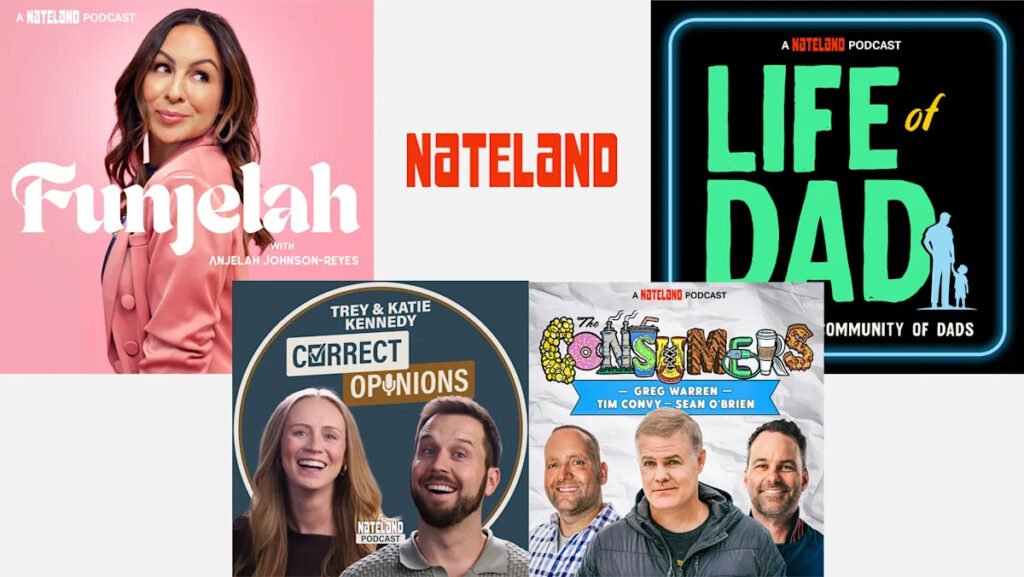 Nateland Entertainment firma el podcast ‘Funjelah’ de Anjelah Johnson-Reyes y lanza el nuevo programa ‘Life Of Dad’ con dos renovaciones