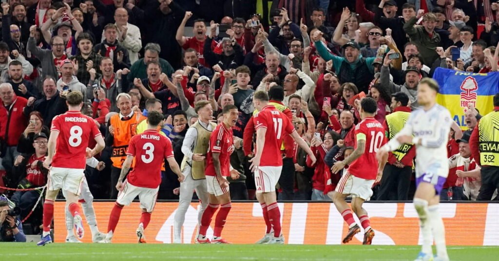 Nottingham Forest 1-0 Aston Villa: Report, result and goals as Tricky Trees earn first-leg advantage