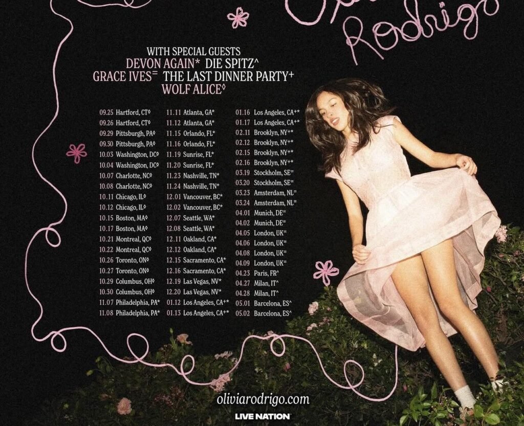 Olivia Rodrigo Announces The Unraveled Tour But Fans Say She Skipped Half The Country