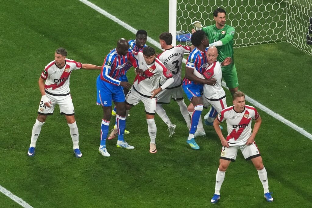 Palace squeeze scrappy Rayo out of Conference League final Palace squeeze scrappy Rayo out of Conference League final